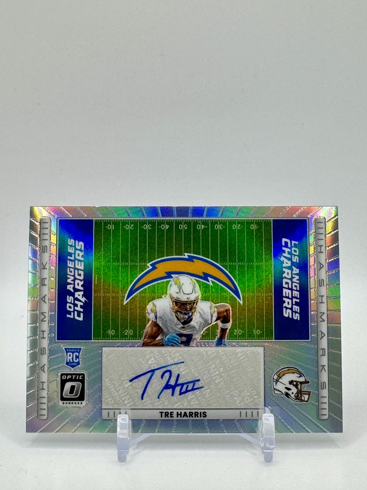 2025 Donruss Optic #HM-TH Tre Harris Hash Marks