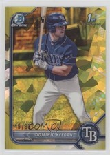 2022 Bowman Chrome Draft Sapphire Edition Yellow 45/99 Dominic Keegan 1b0j