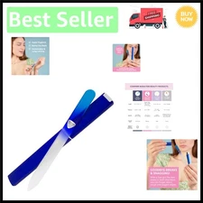 Travel-Friendly Czech Glass Nail File with Protective Case – Ideal for Manicure