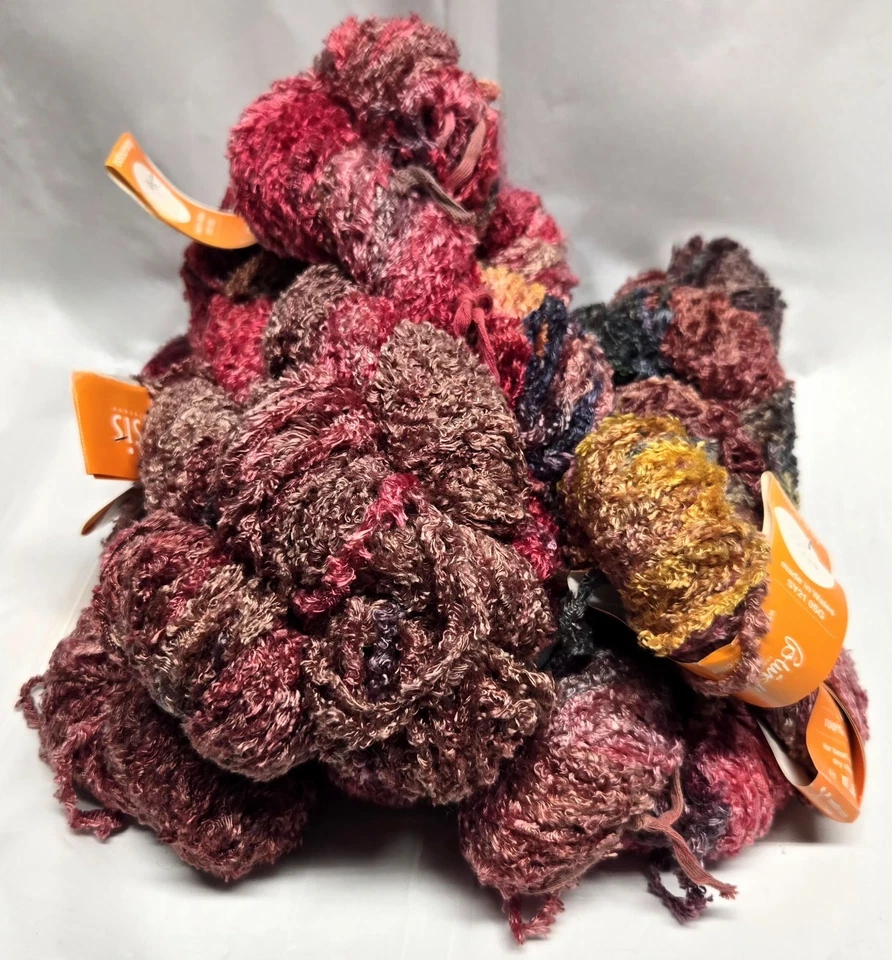 Paquete de hilo Colinette vintage - Isis - 100 % viscosa - 7 madejas teñidas a mano Foto 4 de 4