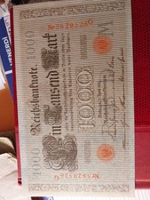 BANCONOTA 2^REICH 1910 PERFETTA