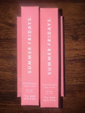 SUMMER FRIDAYS Lip Butter Balm Pink Sugar AUTHENTIC