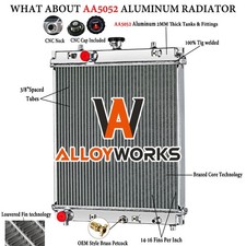 Fit Kubota L3130DT L3130F L3430DT L3130DTGST L3130DT-HST 2-Row Aluminum Radiator