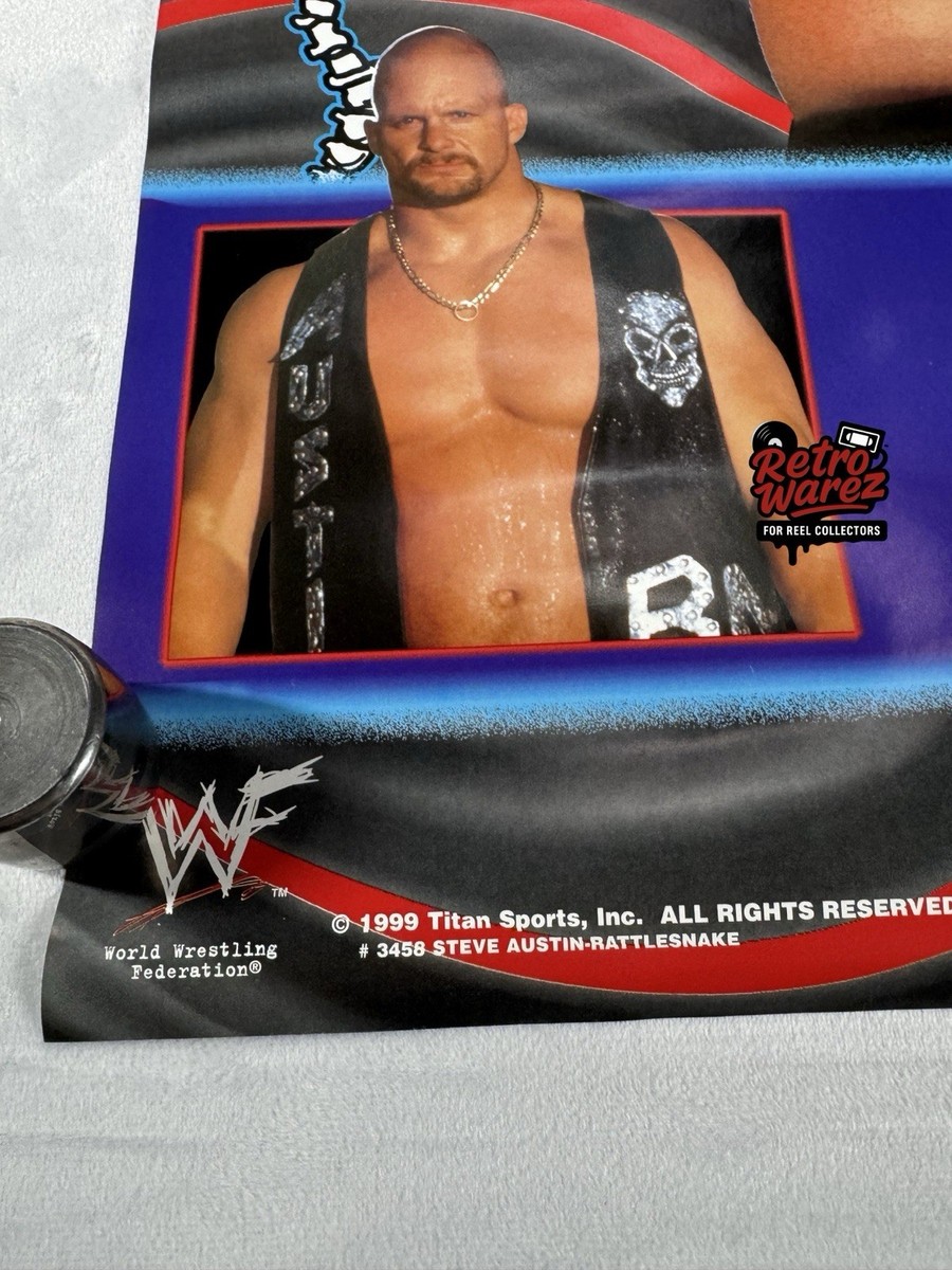 【非売品】 STONE  1999年 カタログ Stone Cold Steve Austin 3:16 WWF Poster 22.25x34.5” 1999 WWE
