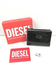 Diesel Blk Enamel Logo Bifold Wallet