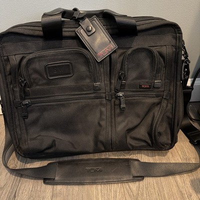 TUMI 26141DH アルファ　エキスパンド　ビジネスバッグ Tumi Alpha Briefcase 26141DH Black Ballistic Nylon Organizer Bag w