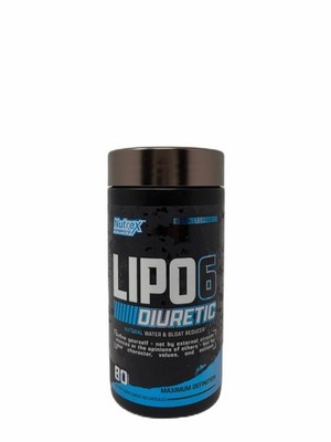 Nutrex Research Lipo-6 Diuretic  80 vcaps New Factory Sealed