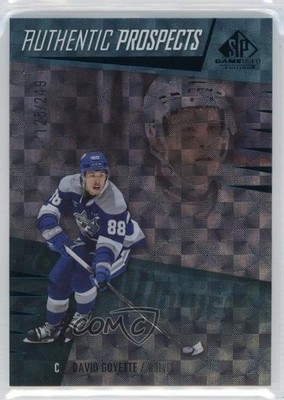 2023 SP Game Used CHL Edition Teal Patterned Foilboard 125/249 David Goyette y0i