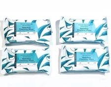 SEPHORA COLLECTION Hydrating Cleansing Wipes Aloe Mini Travel Face Wipes Set x4
