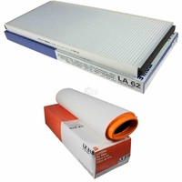 Mahle / Knecht Set Filterpaket Innenraumfilter LA 62 Luftfilter LX 818
