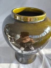 Vintage Mid-Century Haegar Glossy Dark Brown/ Olive Glaze Highly Reflective Mmmm
