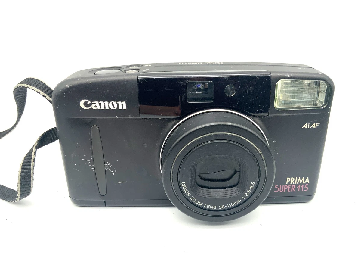Appareil photo compact argentique Canon Prima Zoom 105 noir - Reconditionné