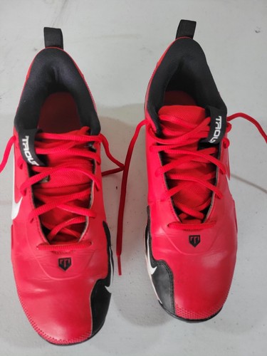 Nike Force Trout 9 Keystone Cleats Red White Baseball Shoes FB9728-600 Mens 7.5