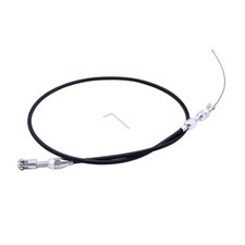 1 Set Shlpdfm Black Ls Engine Throttle Cable 36 Braided Stainless Steel Thro...