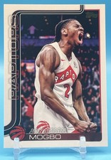 2025-26 Topps Jonathan Mogbo Golden Mirror Image Variation SSP #29 Raptors