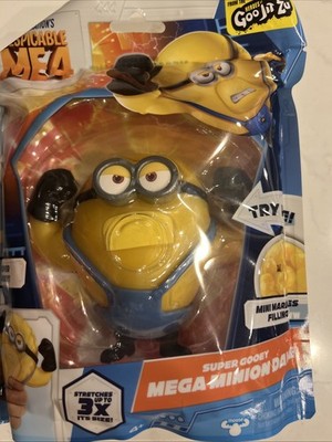 Despicable Me 4 Mega Minion Dave Super Stretchy Heros of Goo Jit Zu Toy Figure