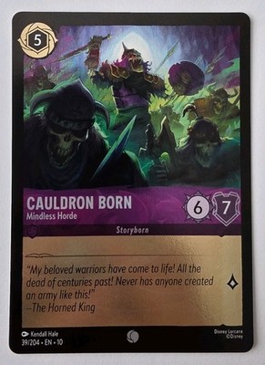 Cauldron Born - Mindless Horde 39/204 Whispers In The Well Cold Foil NM