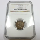 1914 D NGC VF20 BN Brown - Lincoln Wheat Penny Cent 1c US Coin #58253A