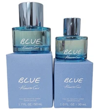 Kenneth Cole Blue 2 piece EDT Spray 1.7 oz and 1 oz Duo (2 PACK)  New in Box