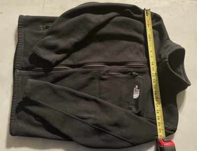 The North Face Knit Turtle Neck Quarter Zip Sweater Black Size XL