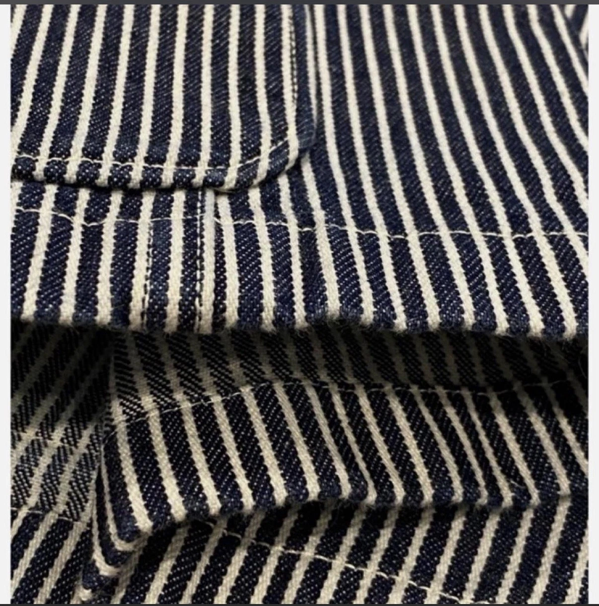 Todd Snyder Railroad Hickory Stripe Carpenter Jacket Sz M-Chore Coat $398-EUC - product detail image 8
