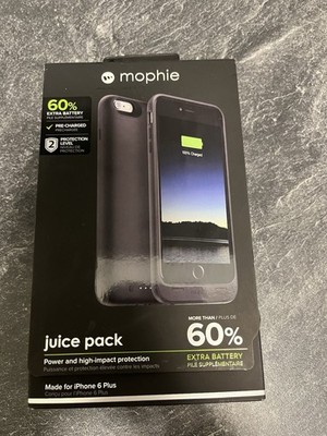 Mophie Juice Pack iPhone 6 Plus Schwarz NEU OVP Top Zustand