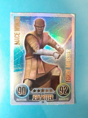 Star Wars Force Attax Serie 1 Mace Windu Force Meister Nr. 175