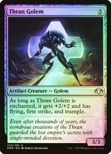 MTG FOIL Thran Golem  - Dominaria Remastered #234