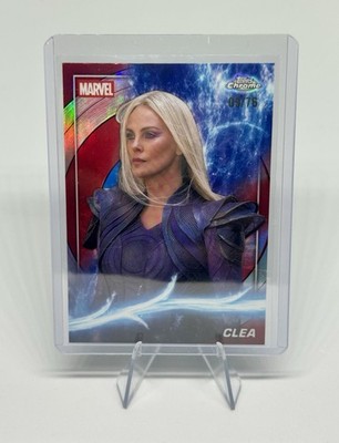 2025 Topps Chrome Marvel Studios Clea #132 Captain America Refractor 09/76