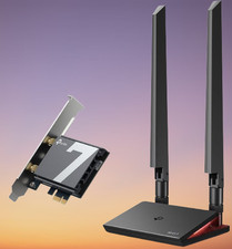 WiFi 7 BE9300 PCIe WiFi Card for Desktop PC Tri-Band Network Card