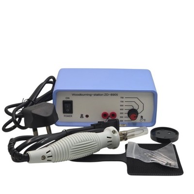 Pyrographie Holzofenstation 40W 220V 480-750°C, ZD-8905 Zhongdi UK Stecker