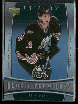2006-07 Upper Deck Trilogy Eric Fehr RC /999 #159 Washington Capitals