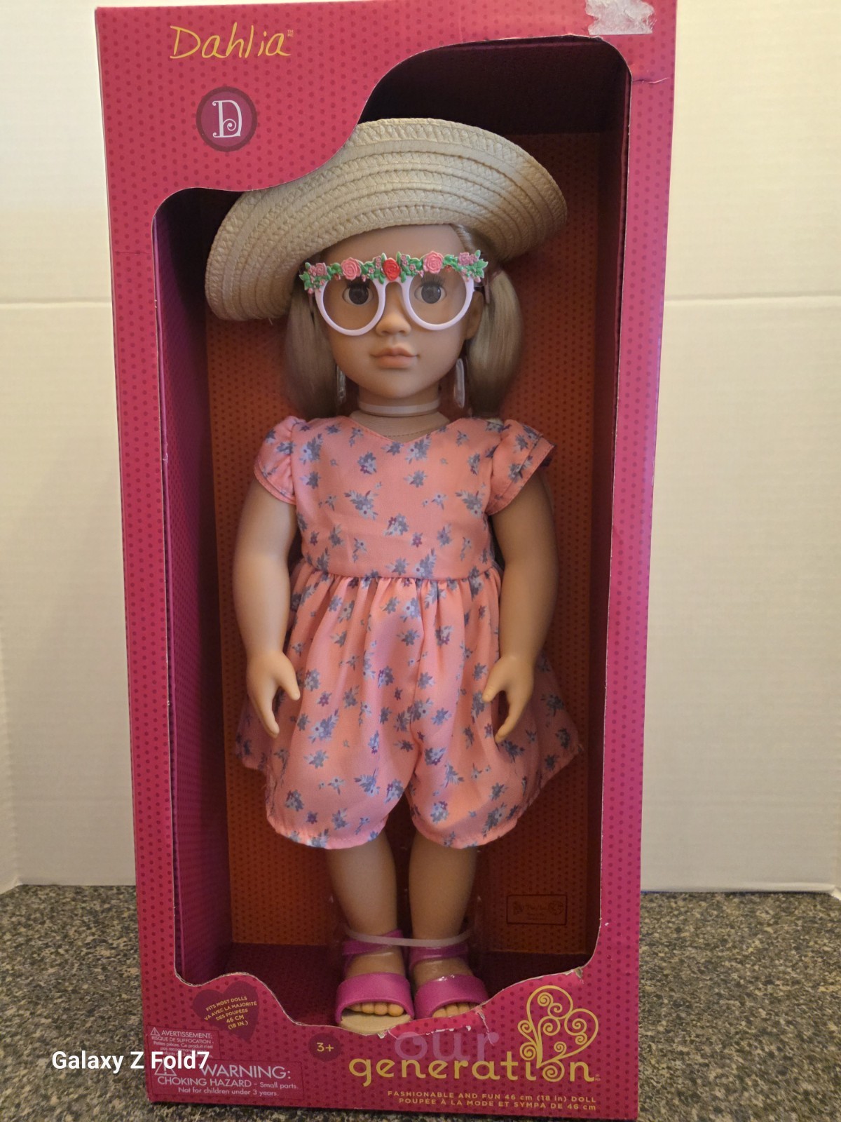 Our Generation Dahlia 18" Doll New In Box *Discontinued*
