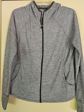 Tek Gear Full Zip Hoodie PL Grey Brand New W/O Tags Lightweight