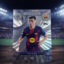 Topps Match Attax FC Barcelona Pedri Limited Edition Sonderkarte Gold