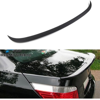 Rear Trunk Spoiler Lip For 2004 2010 BMW 5-Series E60 Sedan  ABS Matte Black
