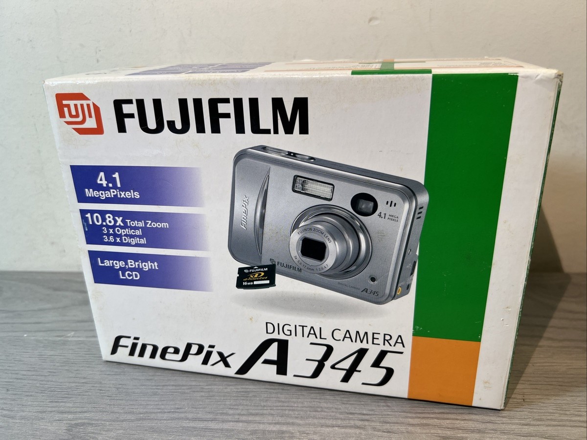 Fujifilm FinePix A Series A345 4.1MP Digital Camera - Silver
