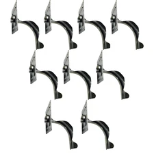 10 Pack 1/2" Pex B Tubing , Bend Supports Metal w. Plate 