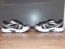 Saucony Unisex Ride Millennium Silver/Black Sneakers