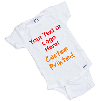 CUSTOM PRINTED PERSONALIZED Onesies All for Price GREAT DEAL