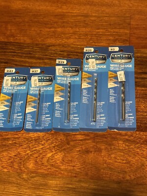 Century Drill & Tool Pro Grade Wire Gauge Drill Bits 1 Set