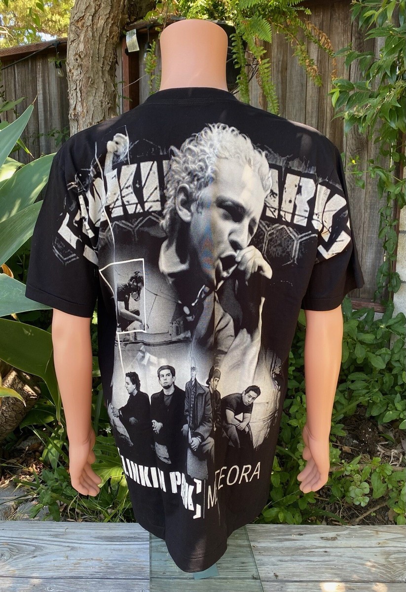 VTG Y2K Linkin Park Meteora AOP Concert Tour Rock Band T VTG Y2K Linkin Park Meteora AOP Concert Tour Rock Band T