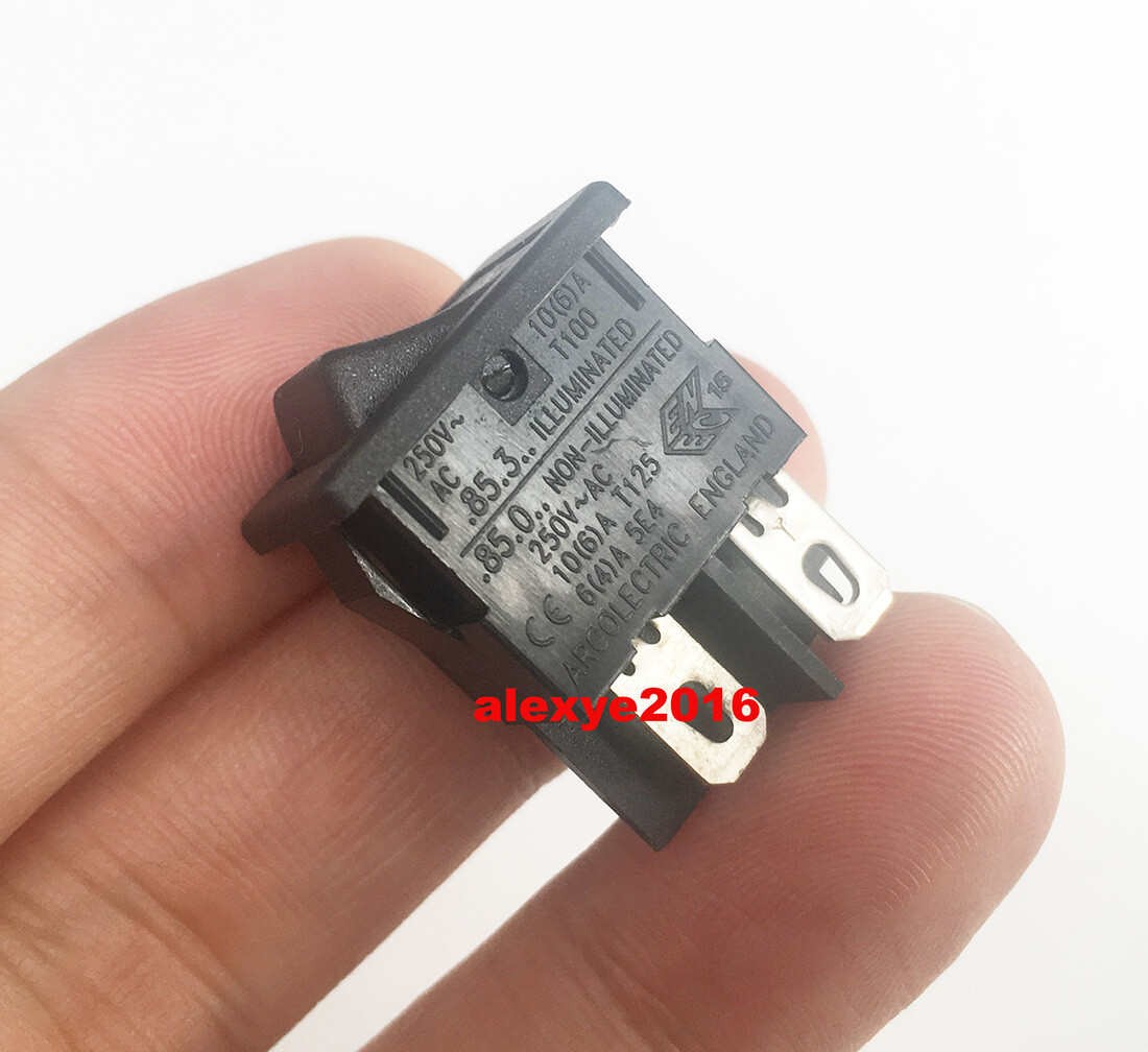 ARCOLECTRIC ENGLAND .85.3.. .85.0.. 8550VB Power Rocker Switch 4 Pins ...