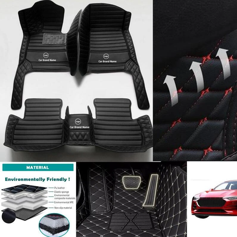 All Weather For Subaru XV Crosstrek Car Floor Mats Handmade Waterproof Carpets - Изображение 2 из 4