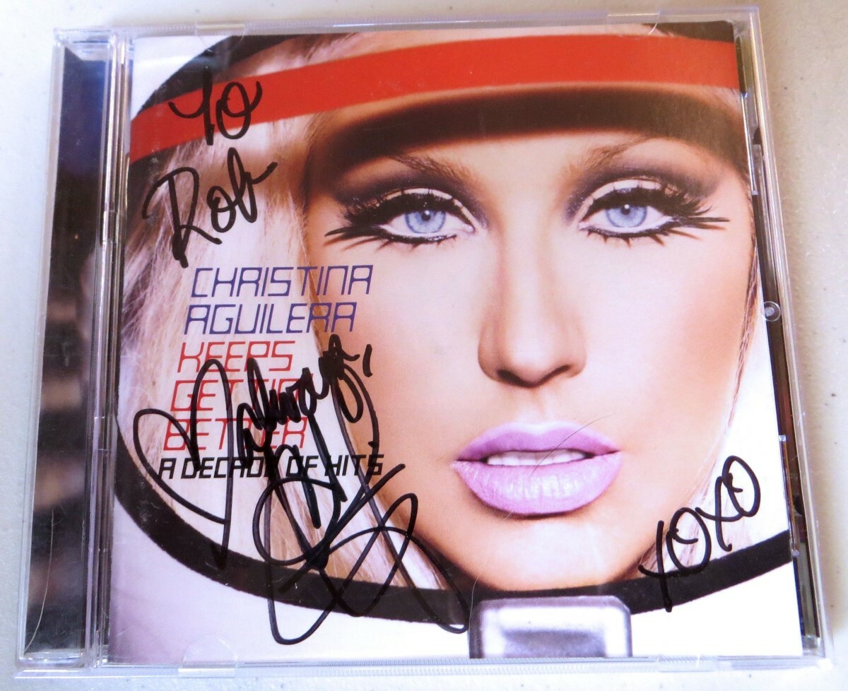 【未使用】　CHRISTINA AGUILERA CDセット CHRISTINA AGUILERA KEEPS GETTIN' BETTER DECADE OF HITS RARE