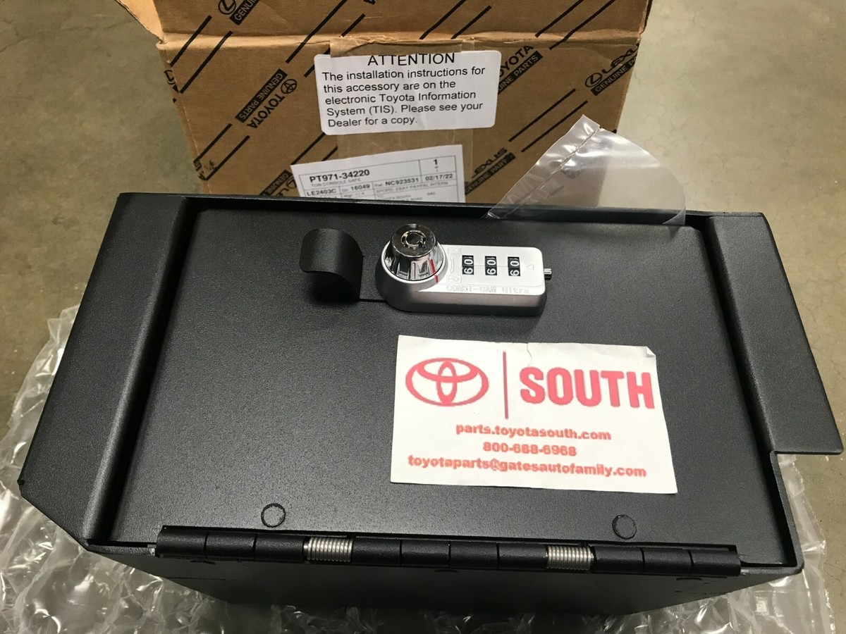 Toyota OEM 2022-2025 Tundra or Sequoia Center Console Safe