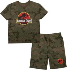 Jurassic Park Youth Boys Tee and Short Set XXL