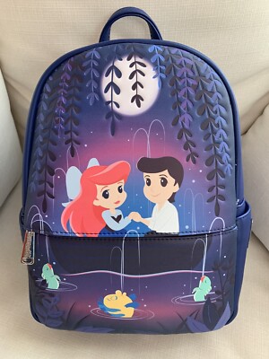 Loungefly NWT Disney The Little Mermaid Gondola Kiss the  display picture 3