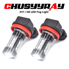 2x H8 H11 LED Fog Light Bulbs White 6500K Kit For Honda CR-V 2007-2019