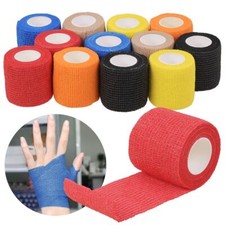 12/24x Haftbandage 5cm x 4.5m Selbstklebende Fixierbinde Selbsthaftender Verband